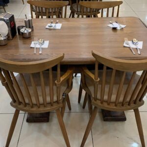 Ahşap Masa Sandalye Seti Premium