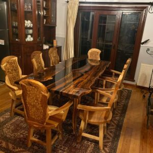 Ahşap Masa Sandalye Seti Premium