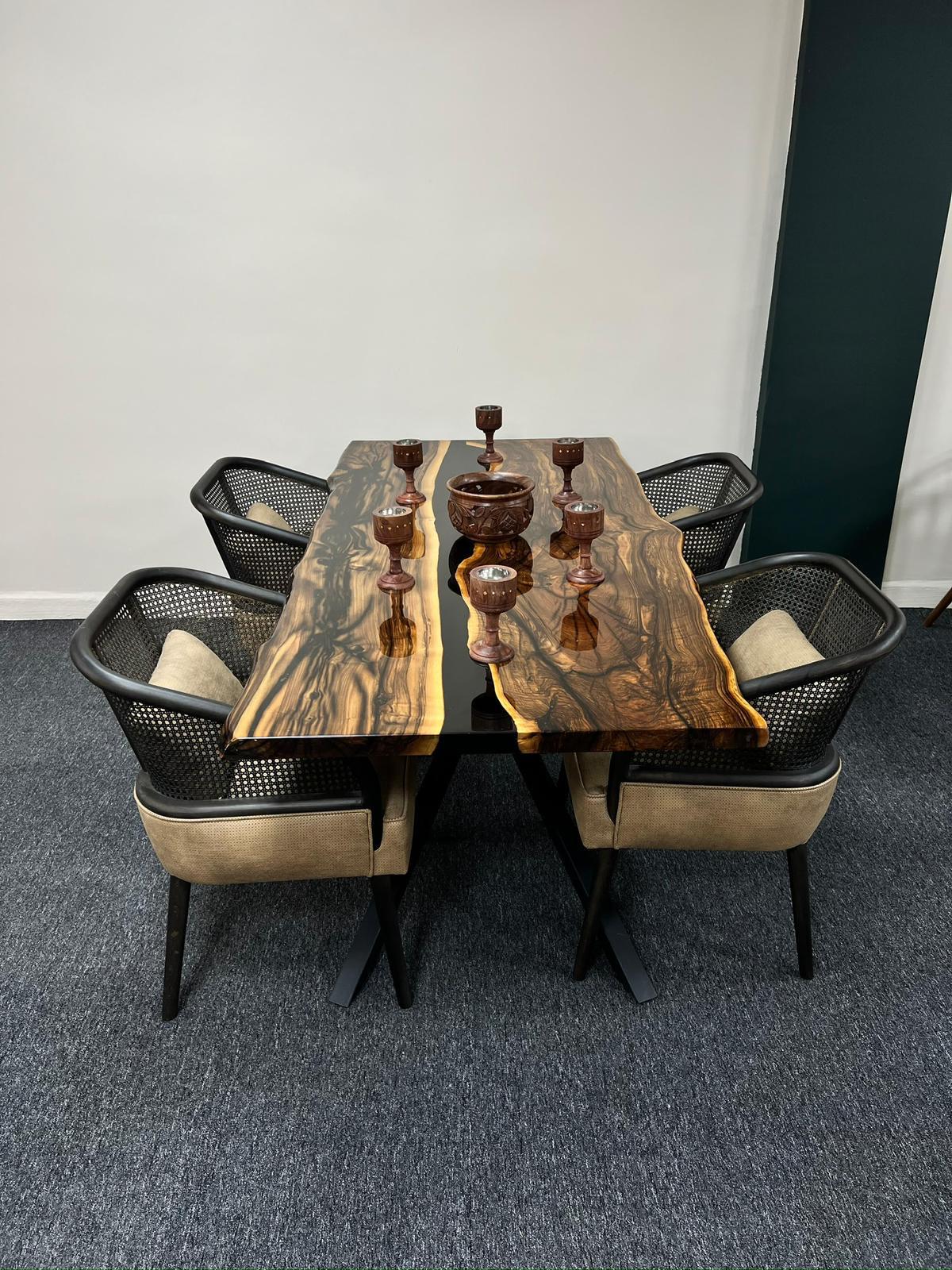 Ahşap Masa Sandalye Seti Premium