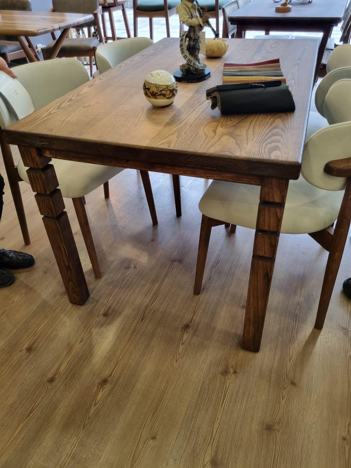 Ahşap Masa Sandalye Seti Premium