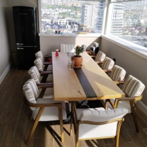 Ahşap Masa Sandalye Seti Premium