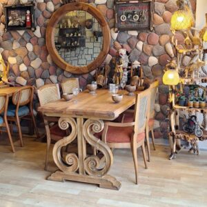 Ahşap Masa Sandalye Seti Premium