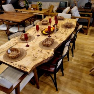 Ahşap Masa Sandalye Seti Premium