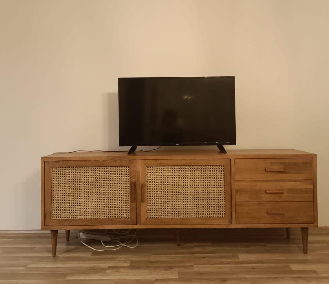 Masif Ahşap Premium TV Ünitesi