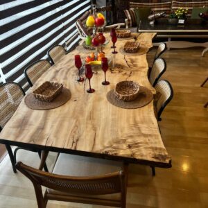 Ahşap Masa Sandalye Seti Premium